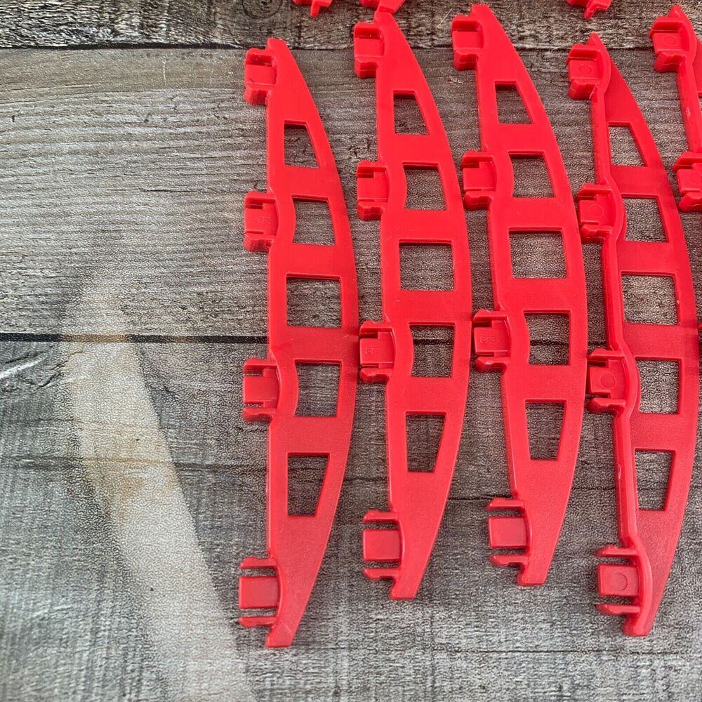 Rokenbok Lot Red Building Ramp Rails Bridge Pieces - Picture 4 of 16